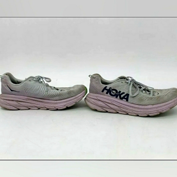 Hoka One One W Rincon 3 Purple/Gray Running Shoes Women Size 8B or Men 6.5B - Picture 2 of 7